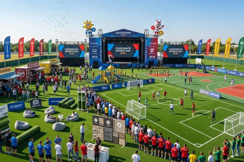 การจัดงานกีฬาสีและกิจกรรมองค์กร สร้างทีมเวิร์กและพลังบวก