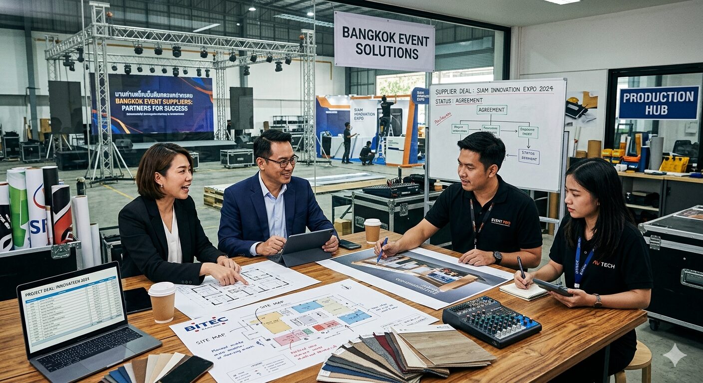 การบริหารซัพพลายเออร์ในงาน Event ให้ได้คุณภาพและตรงเวลา
